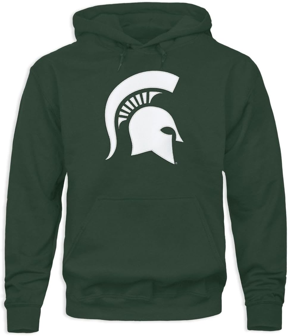 Barnesmith NCAA Unisex Hooded Sweatshirt, Veritas Logo in Tackle Twill Applique