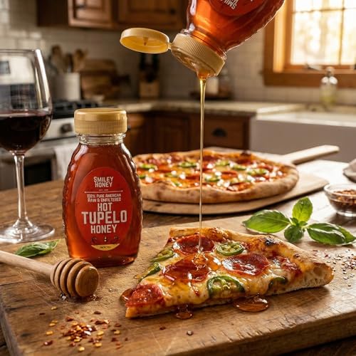 Smiley Honey Tupelo miel cruda y sin filtrar 8 oz miniatura 3