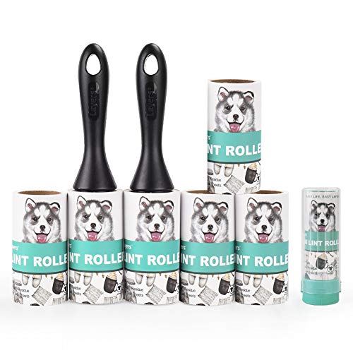 New Design Handle ! Layers Lint Roller Pet Hair Remover, 570 Sheets Extra