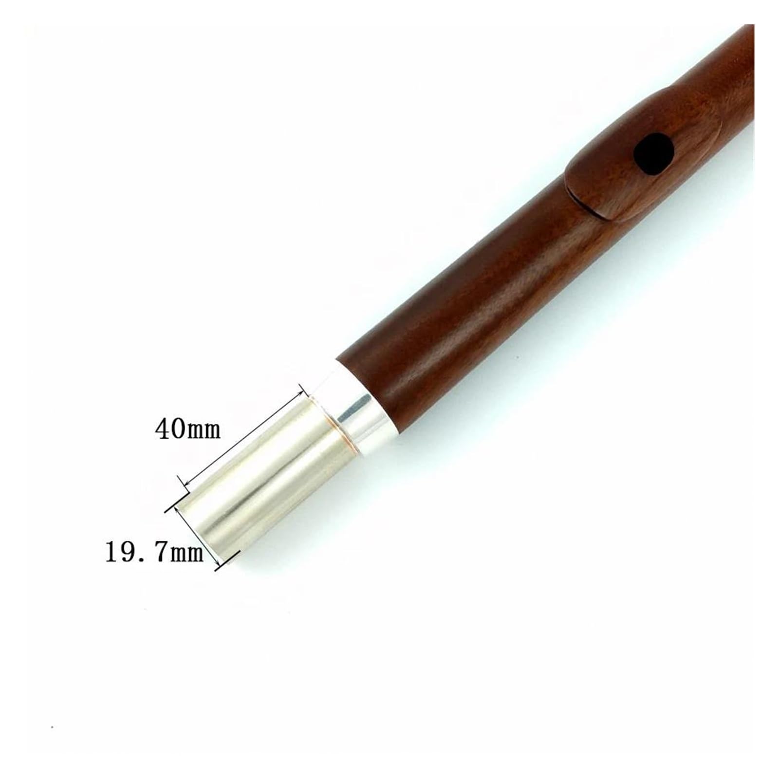 flauta de instrumento musical Boquilla para flauta Ébano/Secuoya Accesorios(Redwood)
