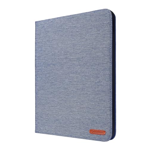 Étui iPad Air 11 pouces 6e génération bleu mince avec support et porte-stylet