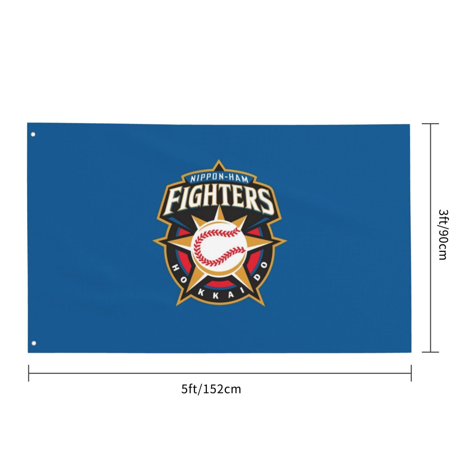 Amazon.co.jp: 旗 応援 北海道日本ハムファイターズ 野球の旗 スポーツ
