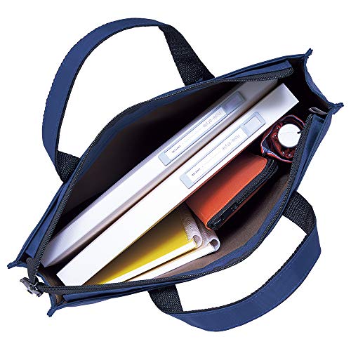 Image of LIHIT LAB Slim Pen /Pencil Pouch, 0.7 x 3.9 x 8.5 Inches, Orange (A7652-4)