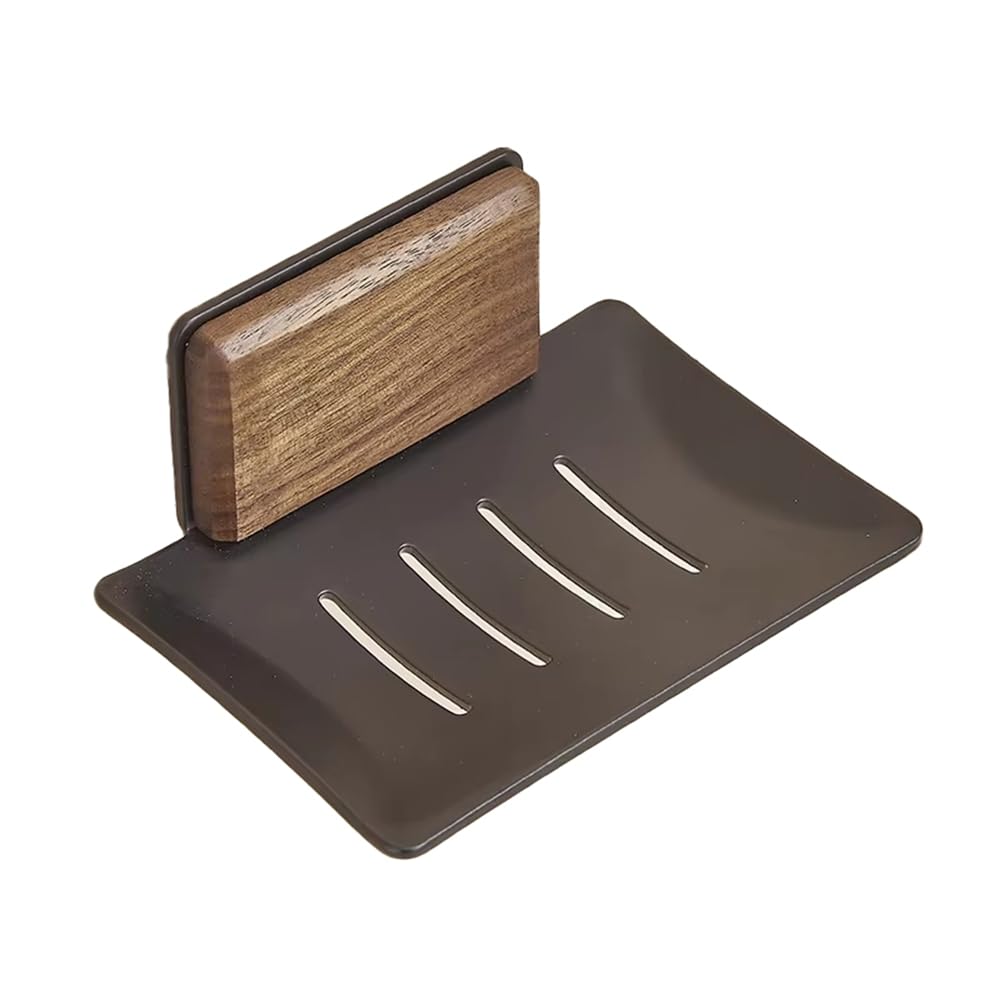 CTRLZS Wall-Mounted Soap Dish Holder Free-Punch Installation forKitchen Sponge Organizer