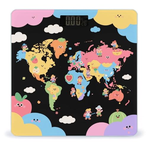 Báscula digital para baño con pantalla retroiluminada 400 lb miniatura 1