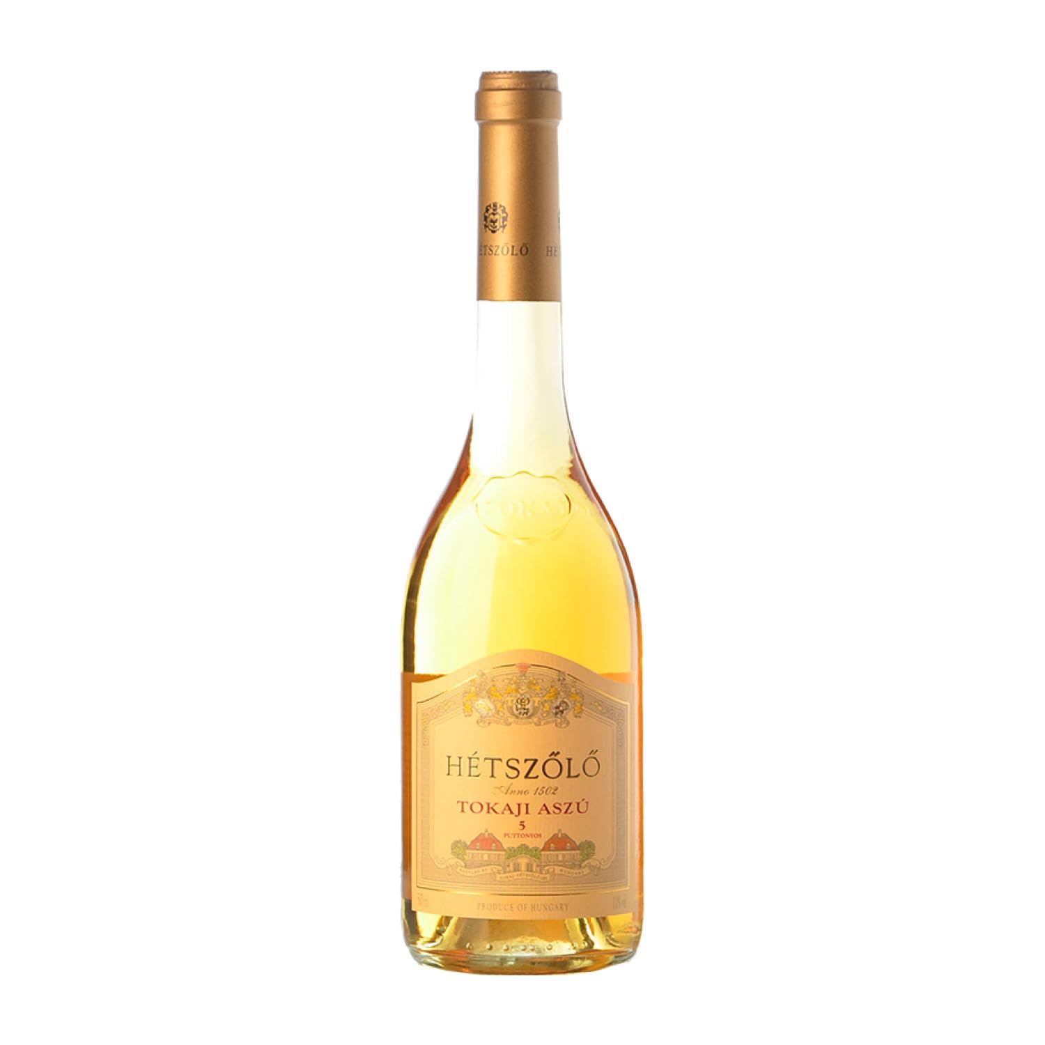 Tokaj-Hétszolo Aszú 5 Puttonyos Furmint Tokaj-Hegyalja Medium Flasche 50 cl Süßer Wein