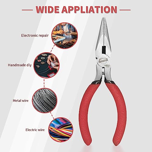 Houseran Needle Nose Pliers, 5 Inch thumb #3