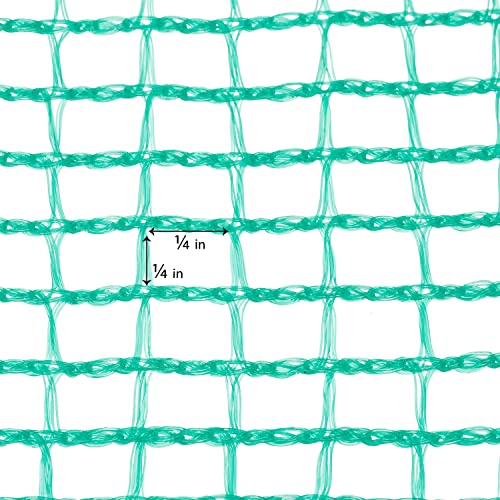 Image of Safety Netting 4'x150' 1 /4 inch Green, Fire Retardant Debris Fence