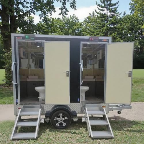 Luxury Mobile Restroom Trailer with Dual Stations