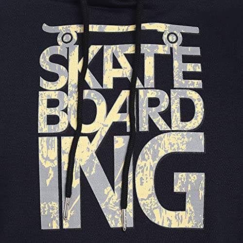 Image of Deniklo Mens Polyester Hooded Neck Sweatshirt