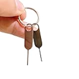 2Pack Eaglewireless Universal Sim SD Card Tray Opening and Doorbell Security Reset Removal Tool Eject Pin fits Key Ring for iPhone Google Pixel Samsung Motorola Phones (Key Ring is not Included)