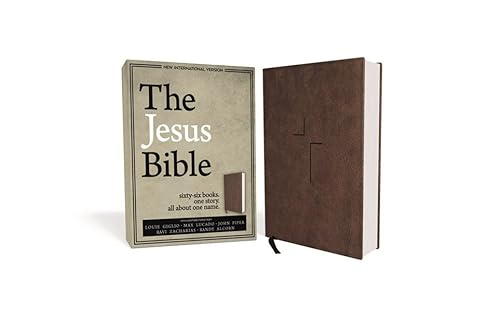 The Jesus Bible, NIV Edition, Leathersoft, Brown - Zondervan
