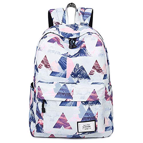 Mochila para Chicas  Moda Impreso Universidad Bolsas Estudiante Escuela Encaja 14 Pulgadas