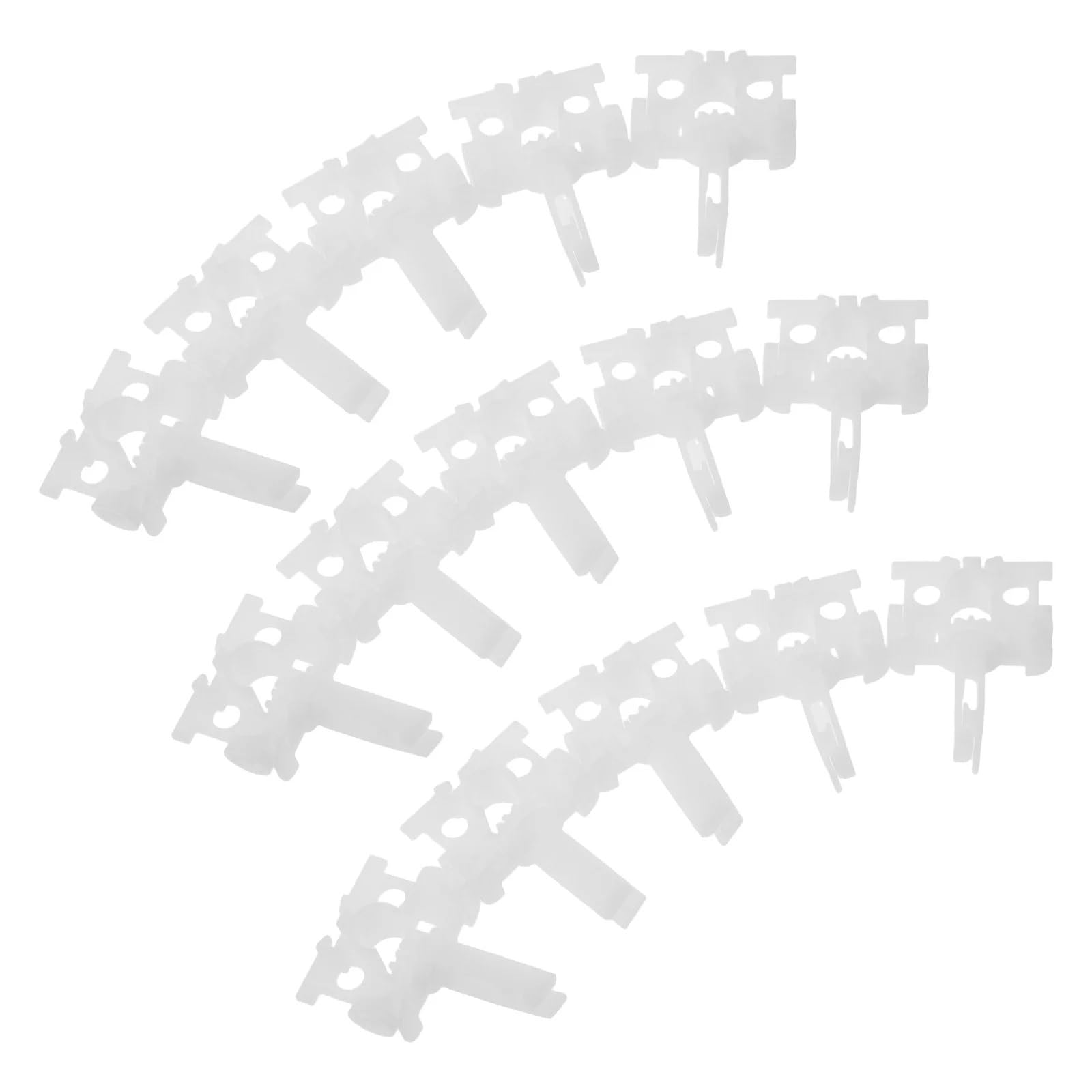 Kit de reparación de persianas verticales de vástago blanco y repuestos de fijación DIY