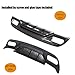 MCARCAR KIT Carbon FiberRear Bumper Lip Diffuser Compatible with Mercedes Benz A Class W176 A200 A250 Sport A45 AMG Hatchback 2013-2018 Lower Bumper Lip Spoiler Body Kit