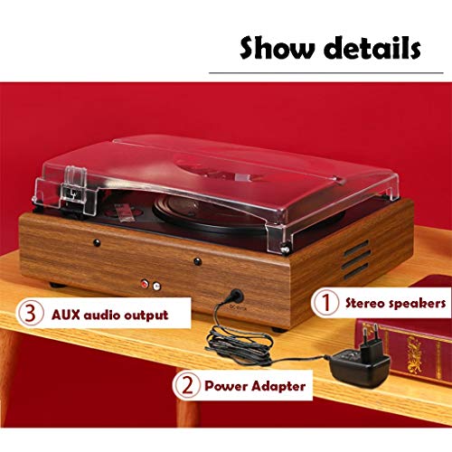 Tourne-Disque en Vinyle avec Stylet, Platine Tourne-Disque pour Tourne-Disque en Vinyle, entraînement par Courroie à 3… - Les Beatles, Paul McCartney, John Lennon, RIngo Starr, George Harrison Tourne-Disque en Vinyle avec Stylet, Platine Tourne-Disque pour Tourne-Disque en Vinyle, entraînement par Courroie à 3… – Image 4
