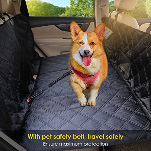 Back Seat Extender for Dogs, Dog Car Seat Cover Hard Bottom for Back Seat Bed for Car Camping Mattress, Dog Hammock Non Inflatable Car Bed Mattress for Car SUV Truck (Black) Back Seat Extender for Dogs, Dog Car Seat Cover Hard Bottom for Back Seat Bed for Car Camping Mattress, Dog Hammock Non Inflatable Car Bed Mattress for Car SUV Truck (Black)