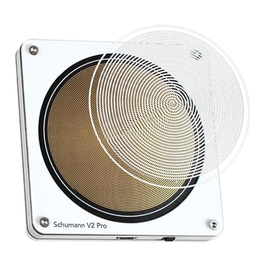 The Schumann Frequency Generator for Healing V2 Pro, 0.1-999.99 Hz Adjustable Schumann Resonance Generator Device for Sleep, Wellness & Meditation, USB-C Rechargeable, Portable Natural Therapy Machine