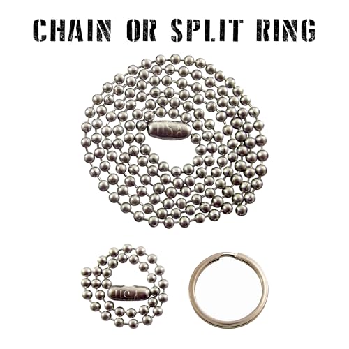 International Flags Collection Military Dog Tag Necklace, Custom Printed & Personalized2