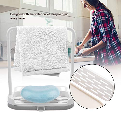 Towel Drying Rack, With The Water Outlet Durable Odorless And Durable Dishcloth Storage Organizer - Image 3