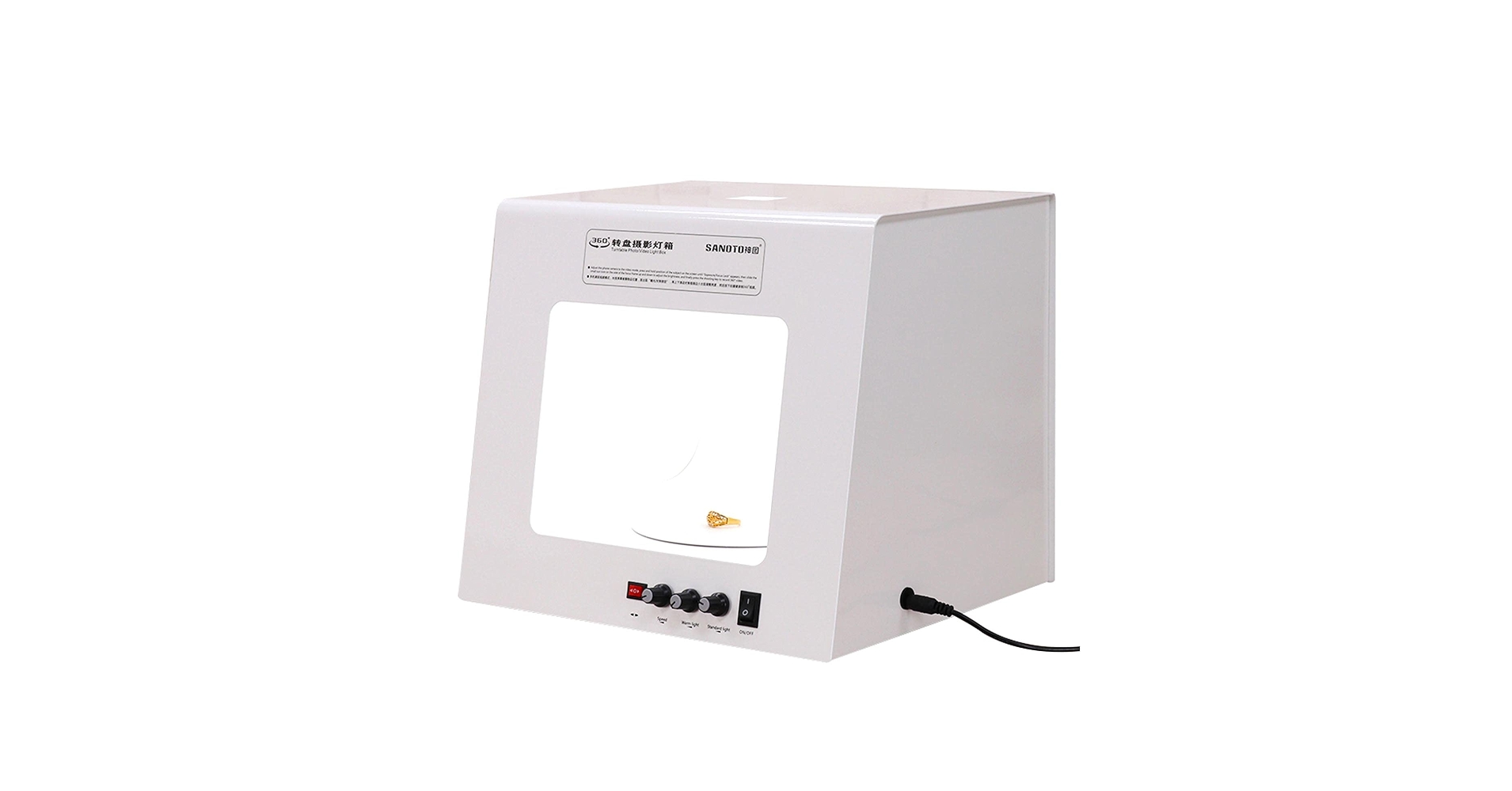 Amazon | BAOSHISHAN撮影ライトボックス 回転撮影ボックス 電動