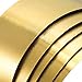 uxcell Brass Sheet Roll, 0.3x10x1000mm Brass Foil Roll Brass Strip Gold for Crafts, Electrical Repairs, Grounding