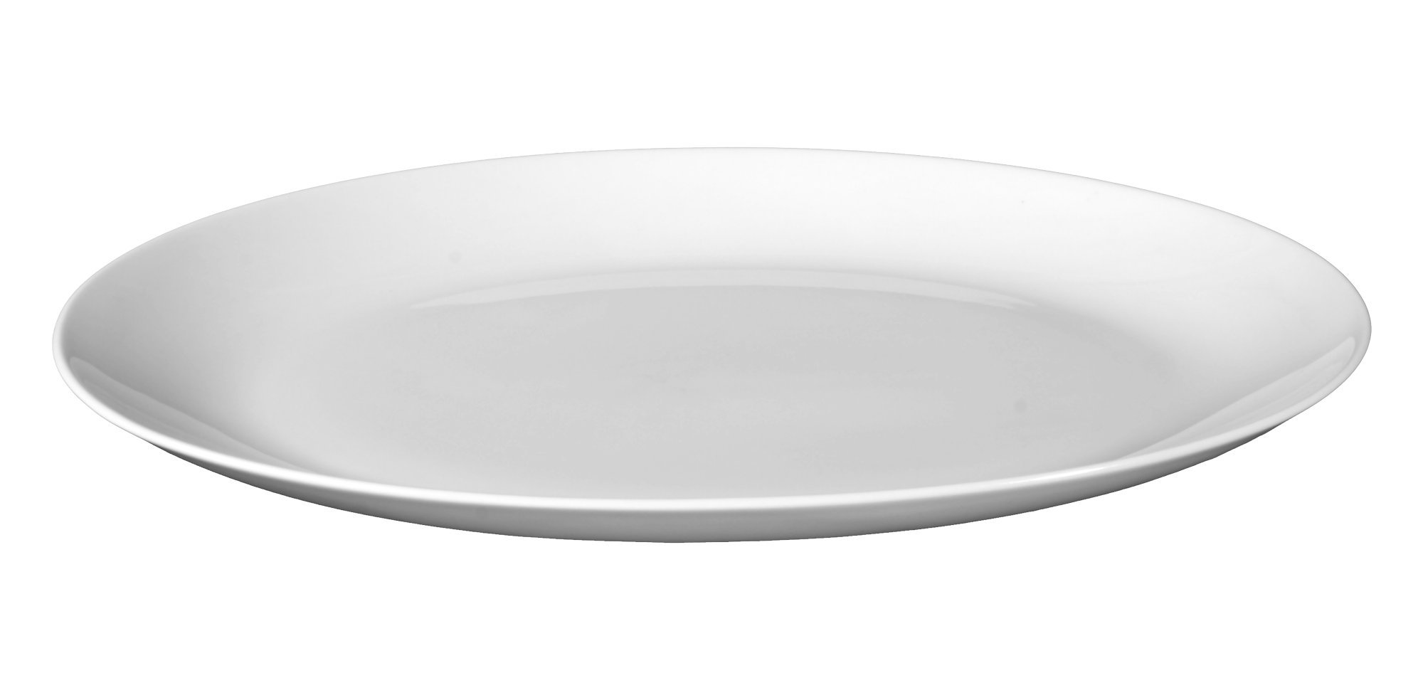 Seltmann Weiden 001.216207 Rondo - Platte - Servierplatte - oval - weiß Ø 31 cm