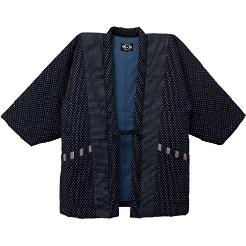 Hail pattern Hanten (Cotton jacket made in Japan Kimono-style) Men's2
