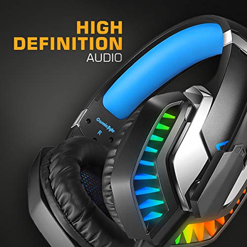 Cosmic Byte G2050 RGB 7.1 Surround Sound USB Gaming Headphone for PS5, PC with Software and Gel Microphone (Blue) - Image 5