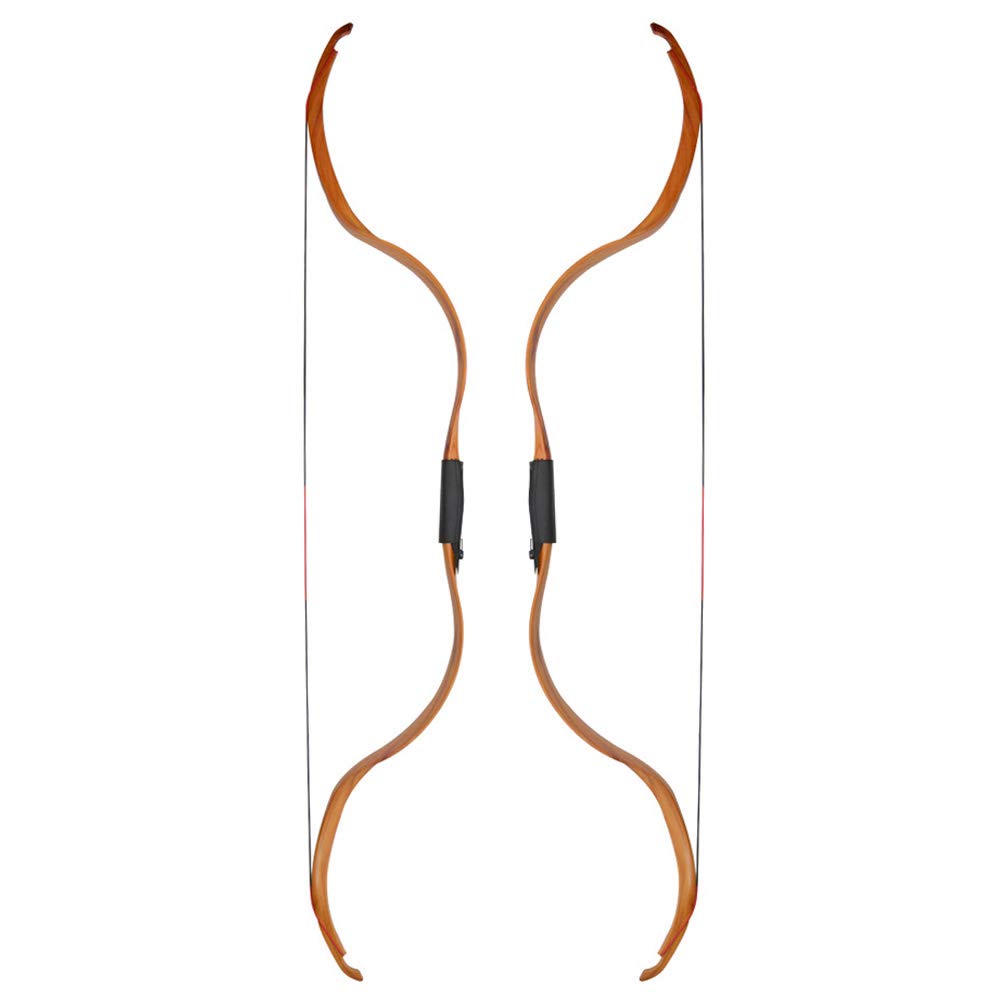 Arc Classique Traditionnel 20lbs En Bois - Démontable, Pour Chasse, Cible Et Débutants