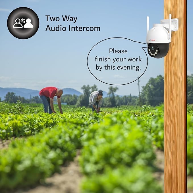 Image of Trueview 3MP 4G Mini PT Security Camera with SIM Support | All-Time Color Vision | 360 Pan | Two-Way Audio | Human Detection | 256GB SD & Cloud | IP66 Waterproof | Alexa Compatible | STQC Certified
