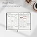 2025 Planner Weekly and Monthly – Hourly Appointment Book 2025 – Softcover, Twin-Wire Binding – Teacher Planner, Simple Design for Productivity - 6.5 x 8.5