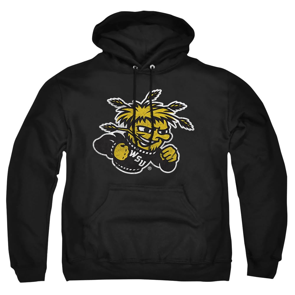 LOGOVISION Official Collegiate Distressed Primary Logo Adult Pullover Hoodie Collection — view 282