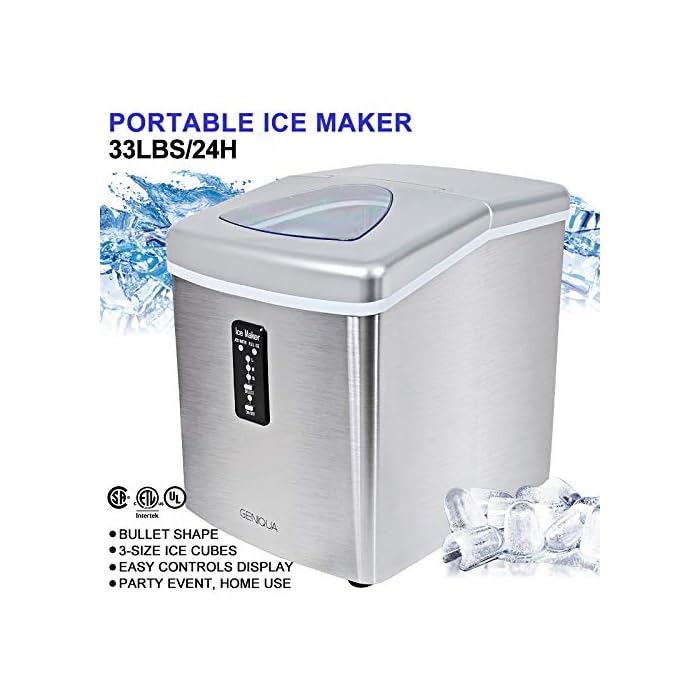kitchen hq countertop ice maker