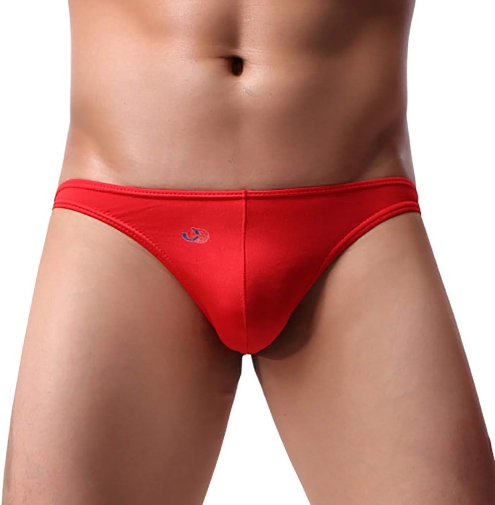 Men's Underwear Boxer Brief Ice Silk Sexy Stretch Seamless Soft Bulge Comfortable Casual Fashion Loose Stretchy Elastic Ultra Thin Quick Dry Elastic Red
