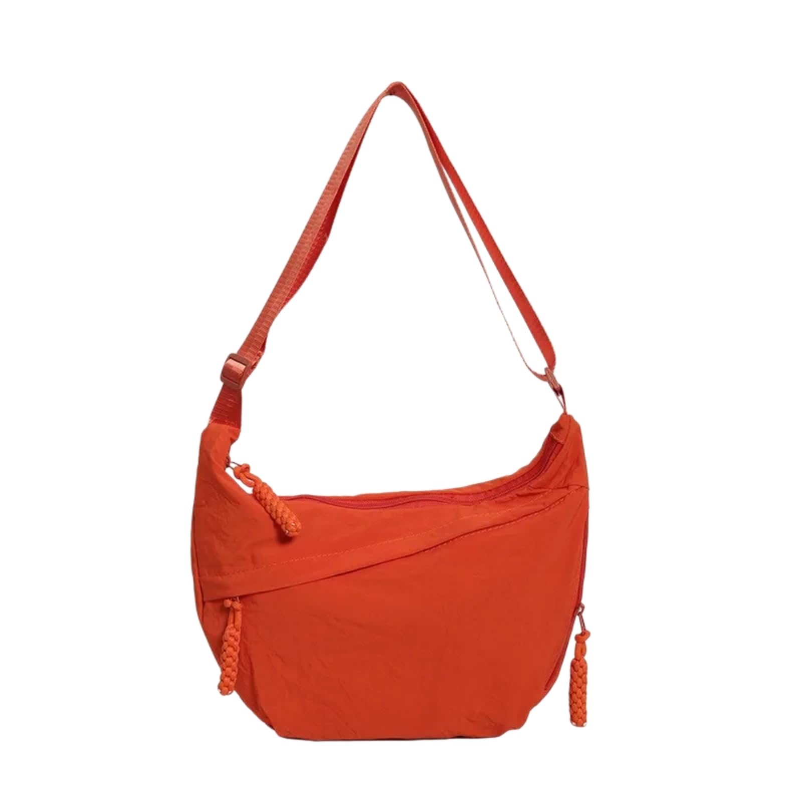 Borsa A Tracolla Crossbody Nylon Crescent Resistente all'Acqua, Hobo Sling Tasca Multi Zipper