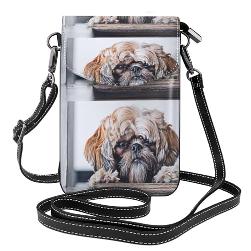 Portefeuille téléphone Shih Tzu pour ranger cartes de crédit sans encombre