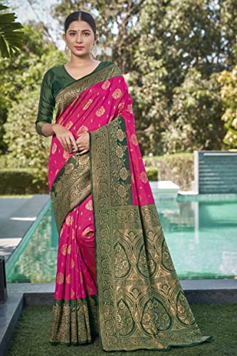 Image of Glory Sarees Women's Banarasi Silk Saree With Blouse Piece (Rich Silk101 Parent)