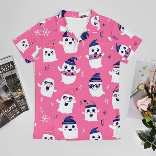 Boys' Classic Polo Shirts Short Sleeve Moisture-Wicking Golf & Tennis Shirts for Youth Teens Colorful Fruits3