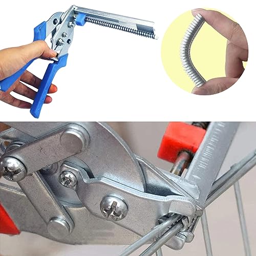 Alicates de anillo de uñas tipo M multifunción con 1200 clips M para vallas 8
