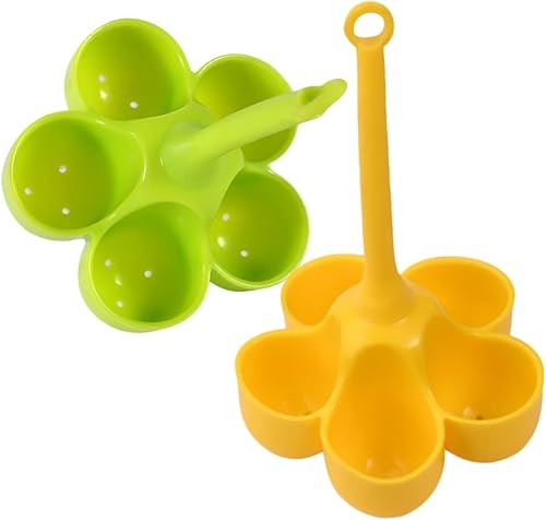 2 piezas de silicona para huevos, mini moldes de huevos, soportes flexibles para huevos al vapor, herramienta de cocina de huevos, tazas de cocina