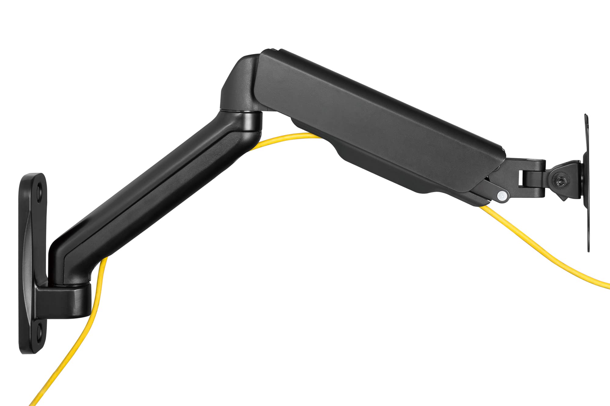 DIGITUS Soporte de Pared para Monitor con Muelle presión de Gas y Brazo Giratorio - para Pantallas 15-32" - 9 kg Carga máx. - VESA máx. 100x100 - Giratorio, inclinable, rotativo y Regulable en Altura