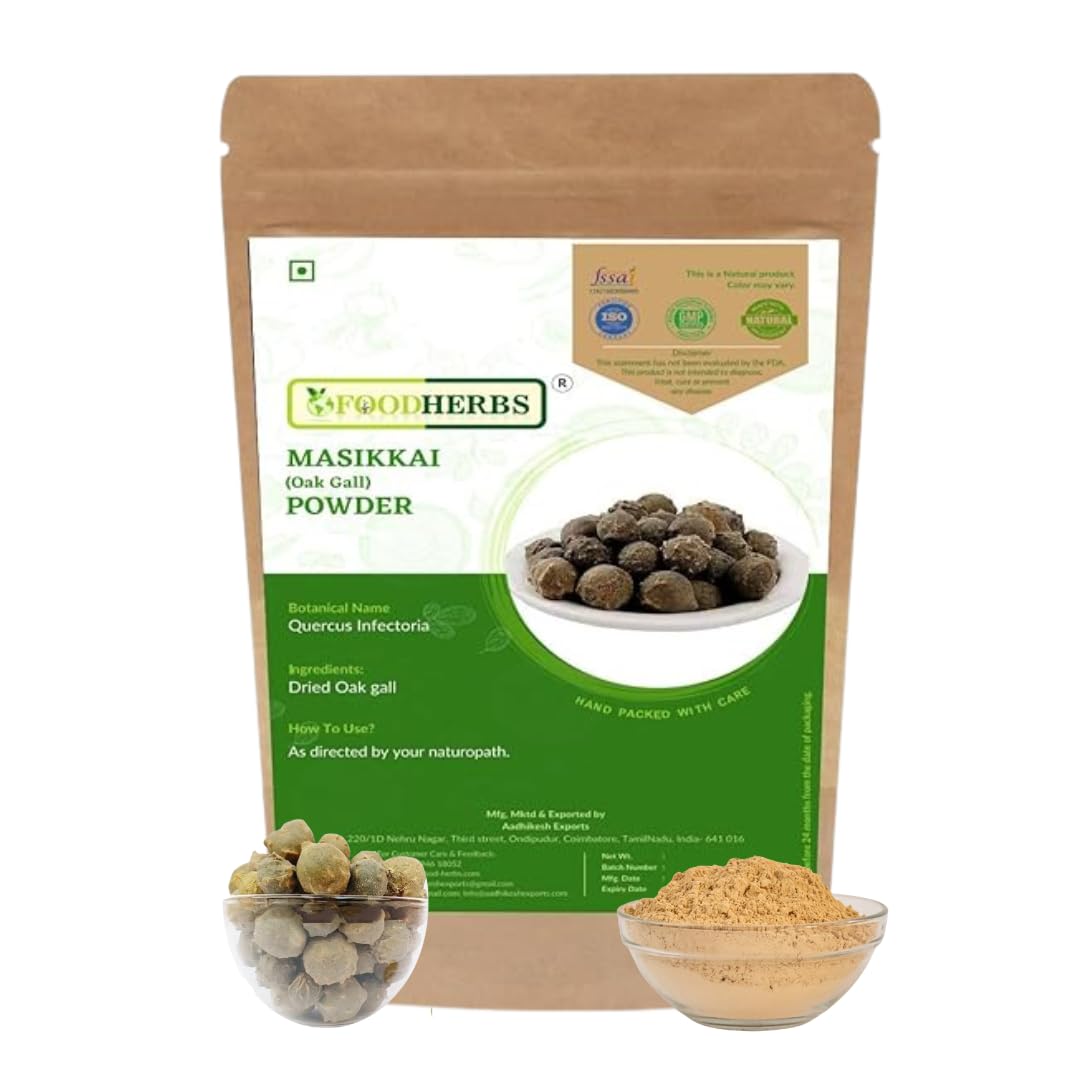 Foodherbs Majuphal/Quercus Infectoria/Masikkai Powder (100 gm)