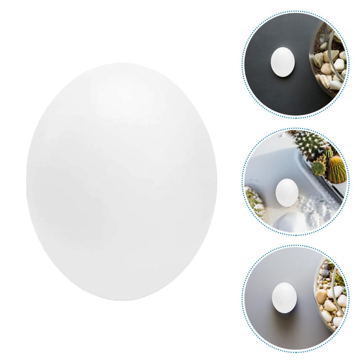 Huevos Falsos para Pájaros de Plástico Resistentes al Impacto, 12 Piezas para Entrenamiento y Decoración de Periquitos, Canarios y Pinzones en Nidos Artificiales — view 8