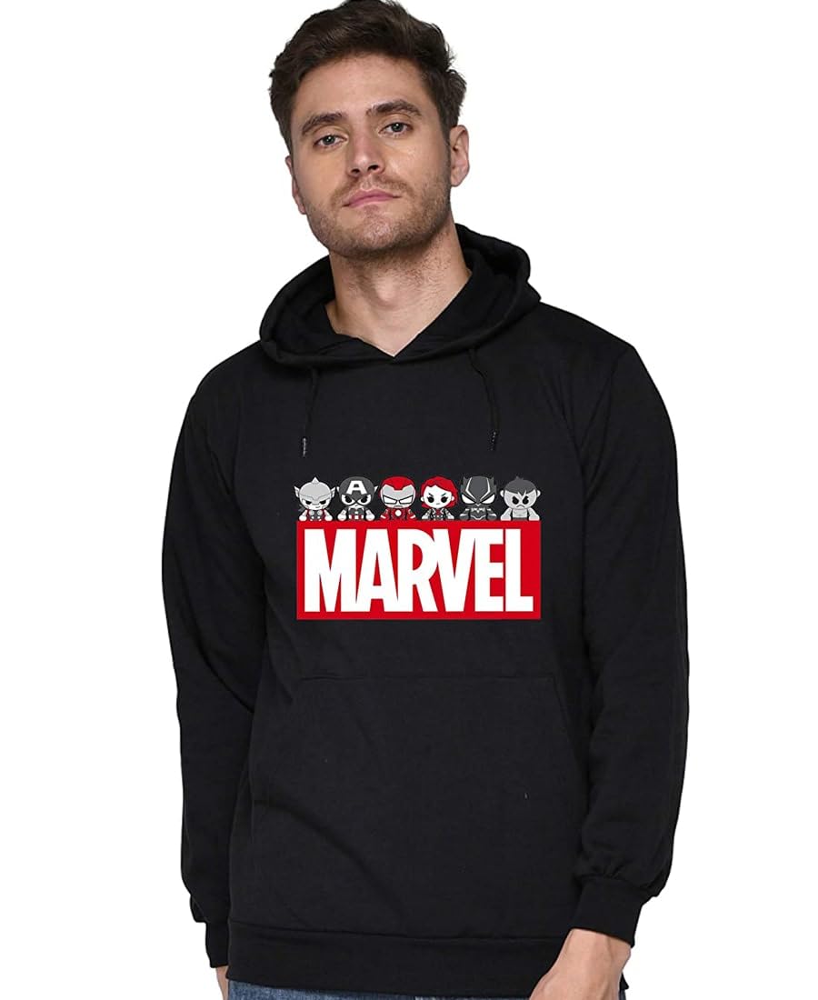 Unisex Printed Hoodie : Marvel