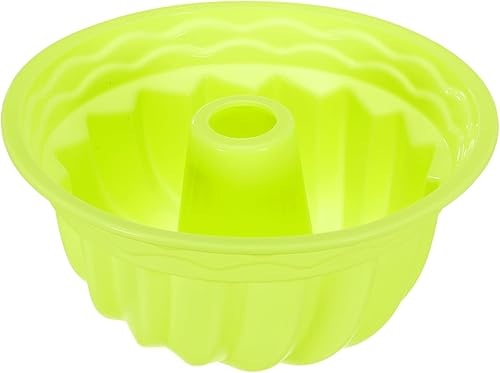 Miniatura 13 de uxcell Molde de silicona para tartas, sartén antiadherente de 9.5 pulgadas para pasteles estriados, chocolate, pastel de queso, pan, marrón
