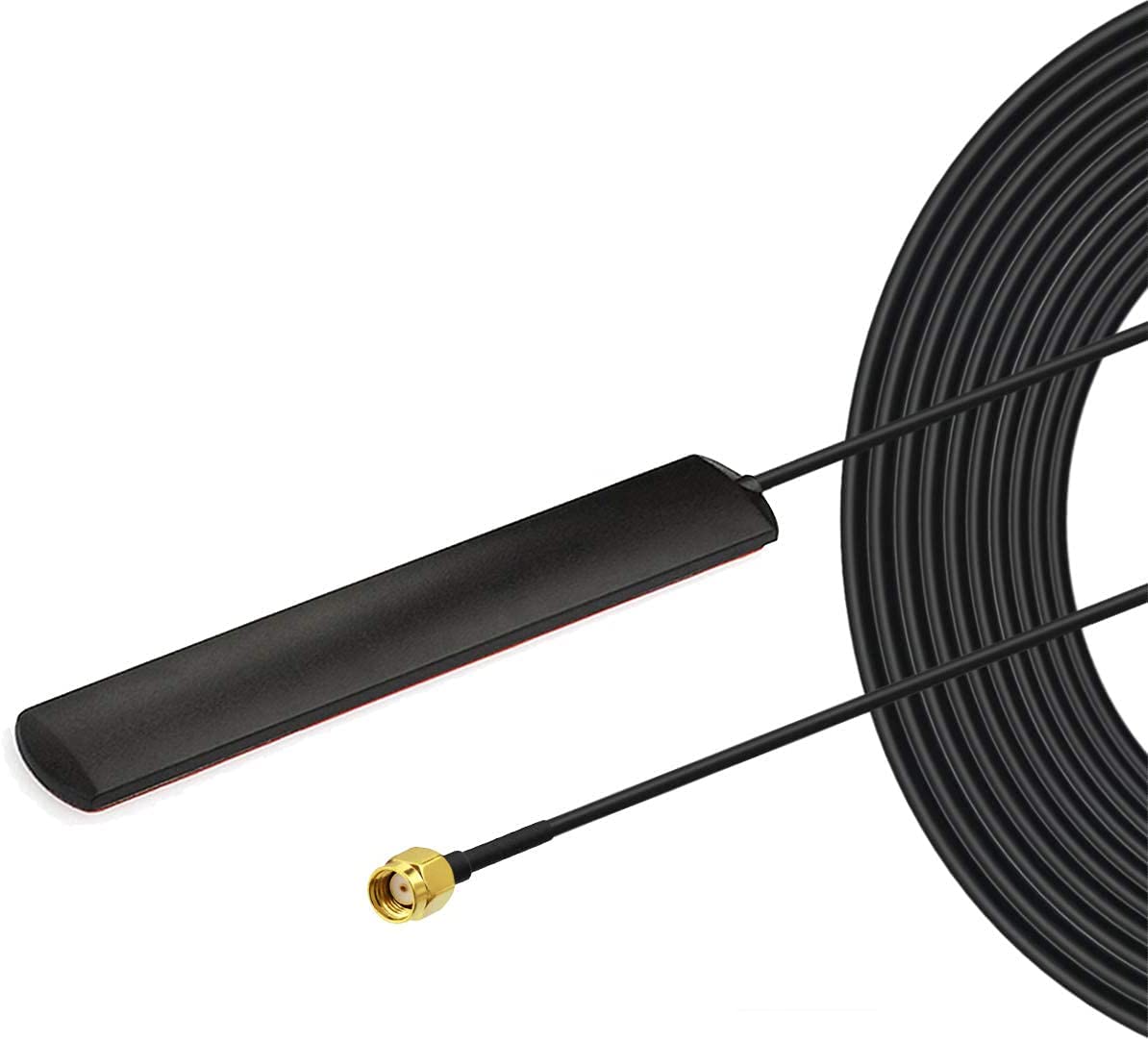 4G LTE Cellular Trail Camera Antenna Adhesive Mount RP-SMA Male Patch Antenna Compatible with 4G LTE Cellular Trail Camera Game Camera Wildlife Hunting Camera Outdoor Mobile Security Camera 1 PCS