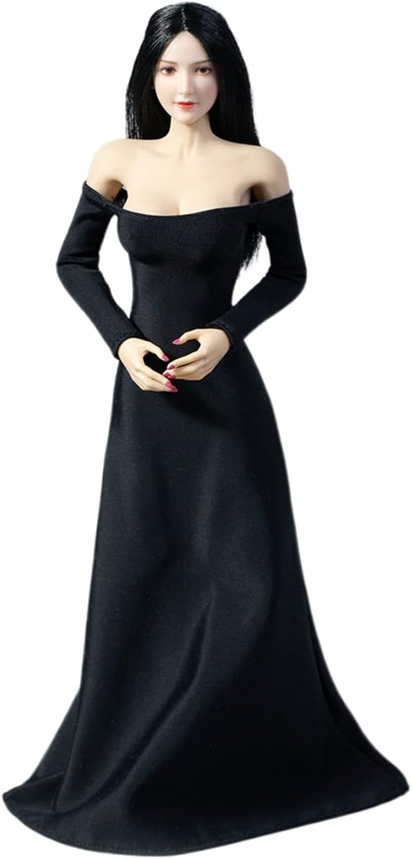 1/6 Schwarz PU Leder Jacket Mantel Bekleidung Für 12 Zoll Actionfiguren