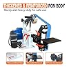 Belt Grinder Sander with VFD，2x72-inch 1500W 2HP Variable Speed Control Belt Sander with 3 Sets Grinding Tools and 3 Zirconia corundum Sanding Belts for Metalworking, Knife Making