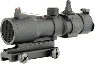 4x32 Tactical Rifle Scope, Red Illuminated Reticle Scope, for 20mm Picatinny Rail Mount - TuFok